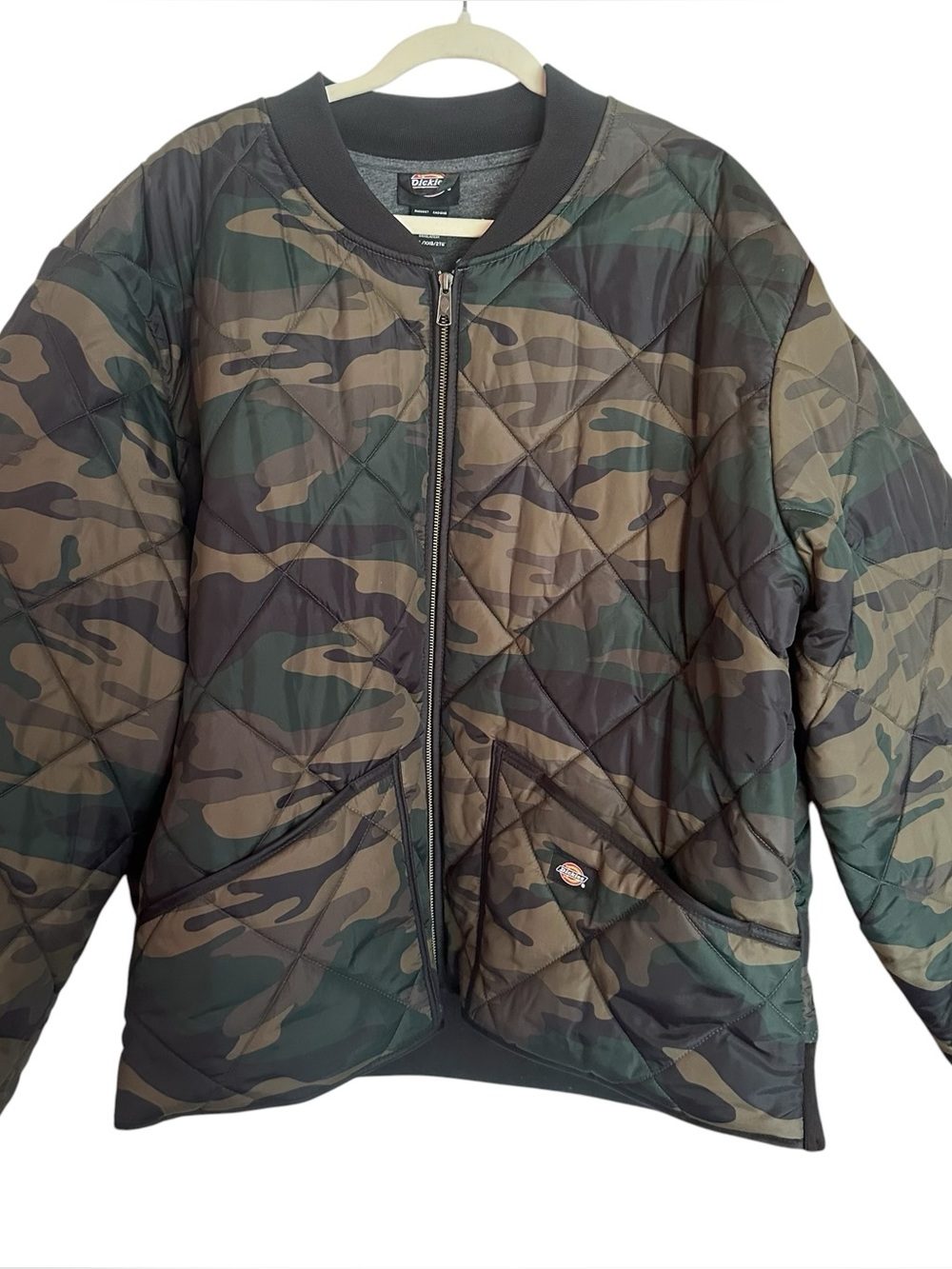 Dickies Camo Quilted Bomber Jacket 2XL